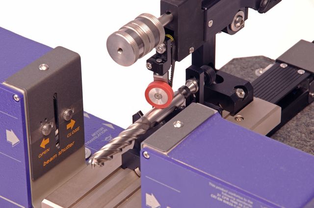 Medidor de dimetro a laser de ferramentas de corte e usinagem
