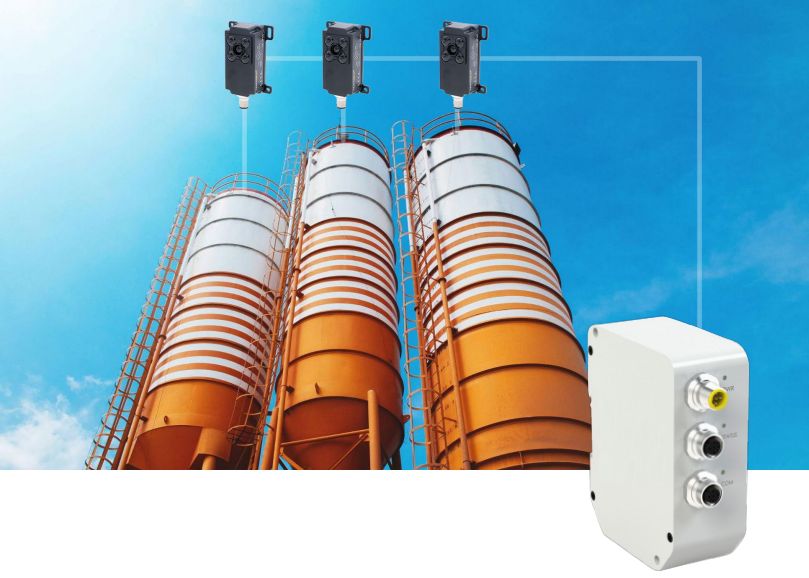 Sistema de medio e controle de nvel de silos a laser - controle de inventrio de silos